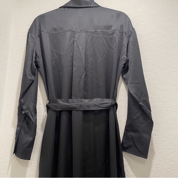 Banana Republic Muse Silk Maxi Shirtdress size Small - Picture 8 of 12
